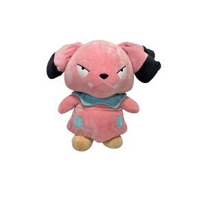 Build-A-Bear Snubbull Pokemon Pink Bulldog Plush Stuffed Animal Big Dog Fairy